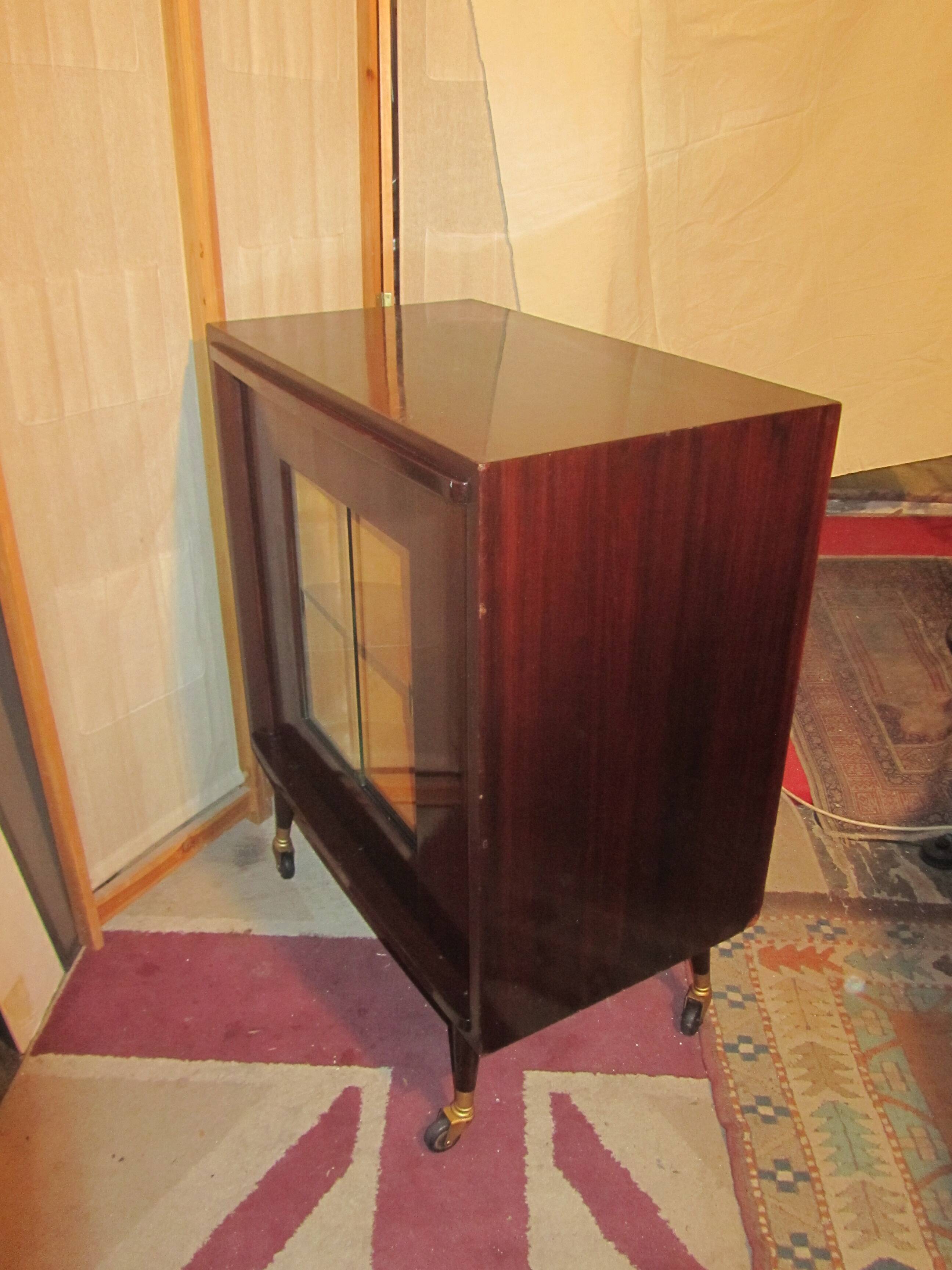 Swivel bar cabinet 50s/60s