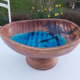 Coupe en grès émaillé  Poterie de La Colombe