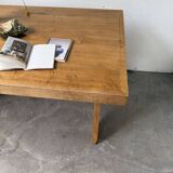 Table, mobilier de montagne en hêtre, 1950