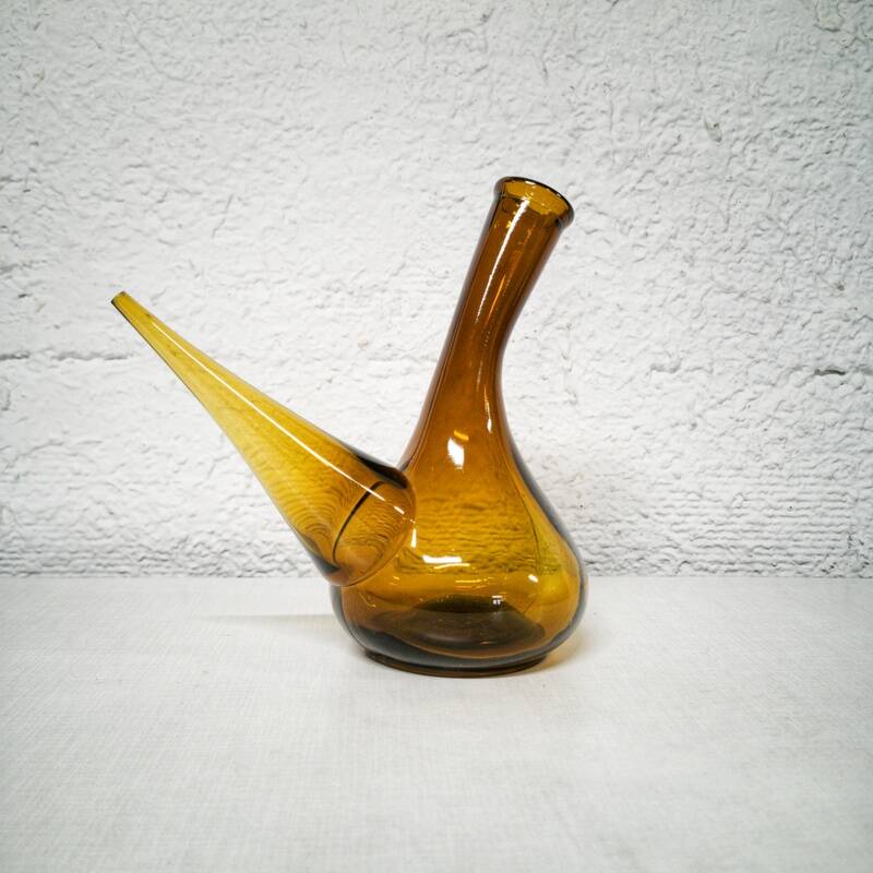Porró Catalan in amber glass