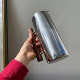 Guy Degrenne stainless steel and wood pitcher