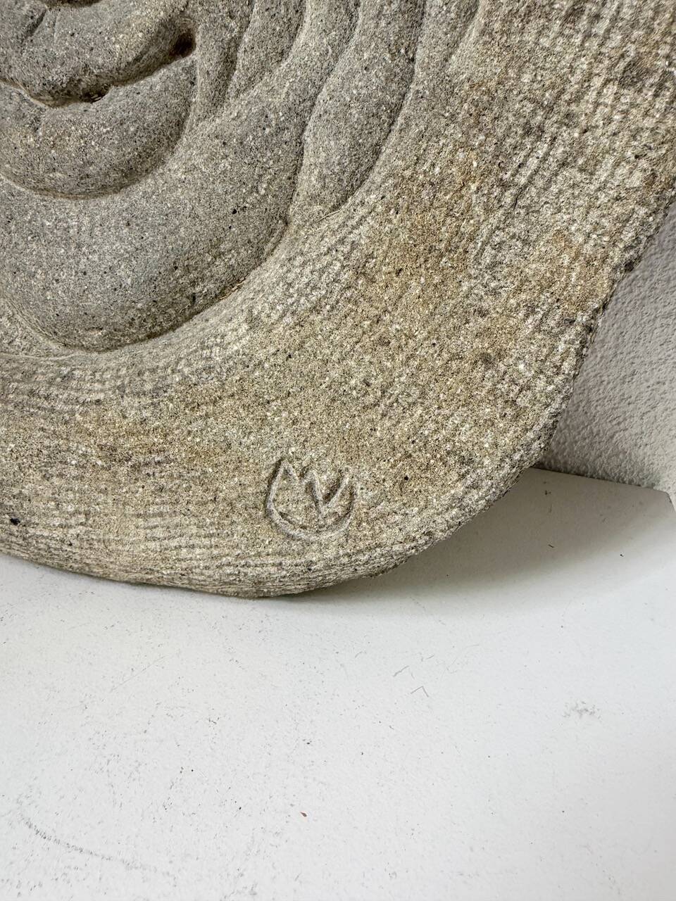 Stone sculpture 1950 face