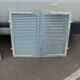 Wooden shutters 2 flaps sun l 59.5 cm x h 97 cm