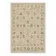 Hand-Knotted Wool Area Rug, Beige Floral Design Carpet for Living Room