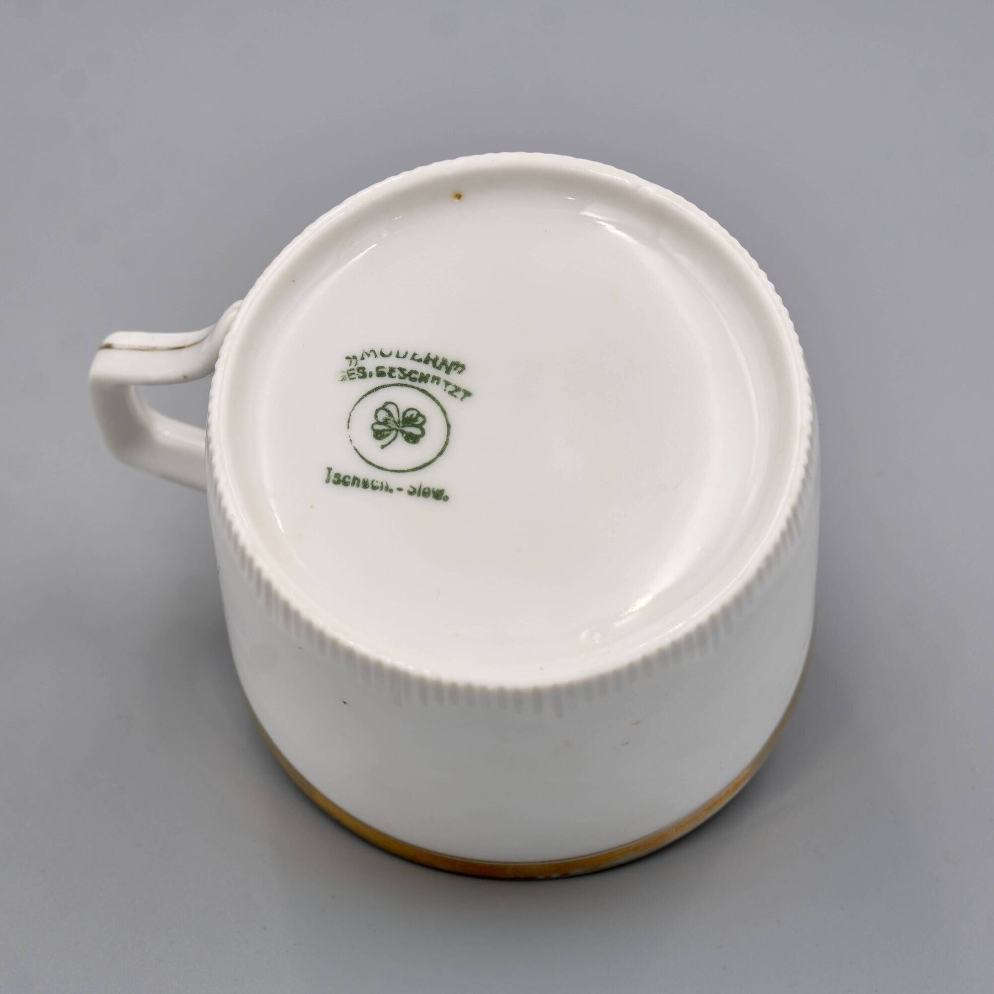 Art Déco Porcelain Coffee Set „Modern”, Porzellanfabrik Merkelsgrün