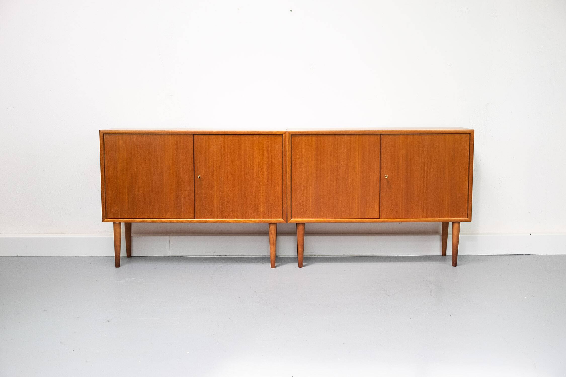Mid-Century Teak Sideboards from WK Möbel