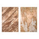4-flapper patinated wooden screen