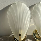 Pair of shell sconces