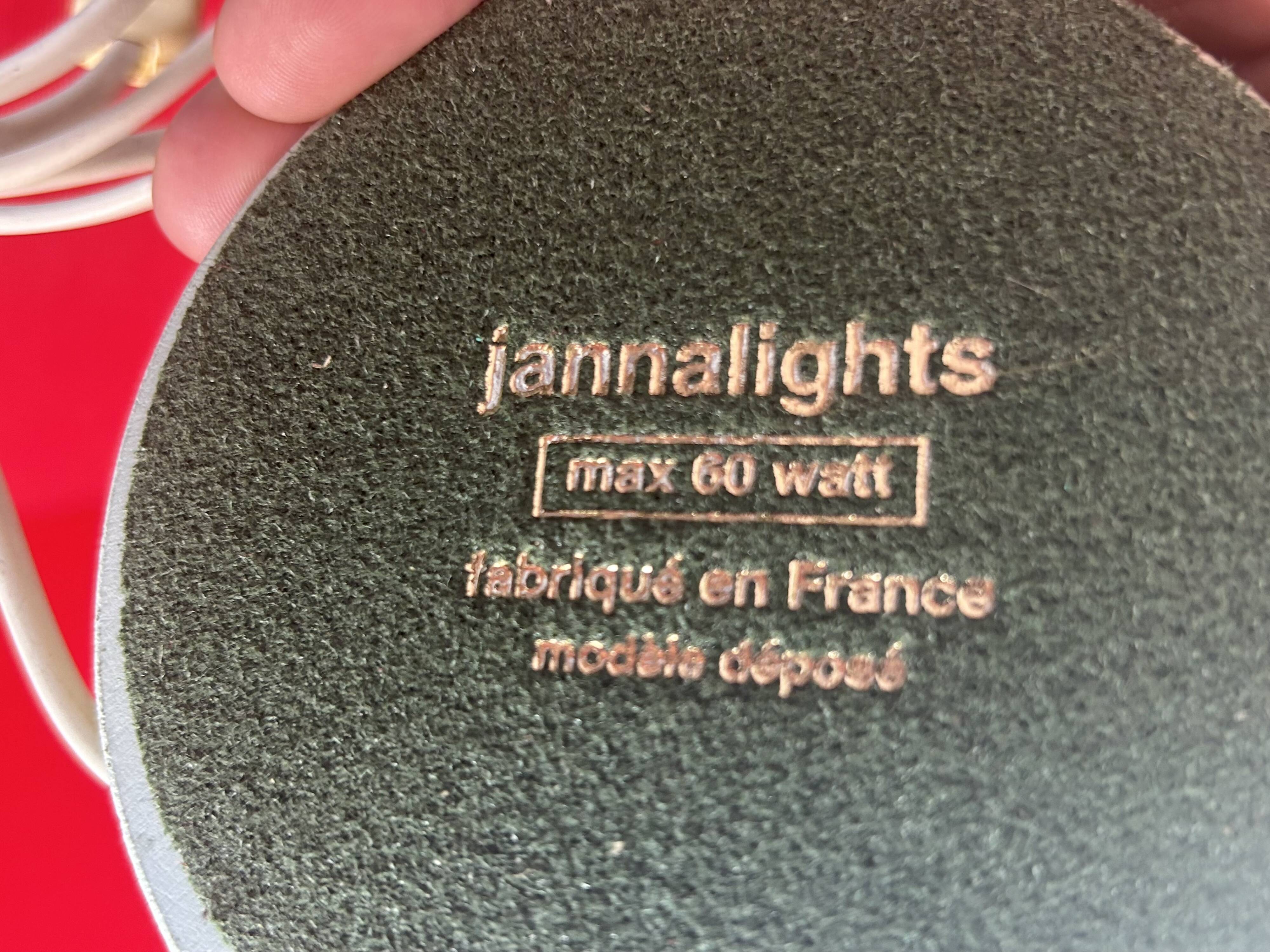 Jannalights 70’s draped bicolour lamp 50 cm