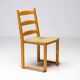 Stackable chairs Poul Volther Gemla Sweden in modern Scandinavian ash from the mid-20th century.
