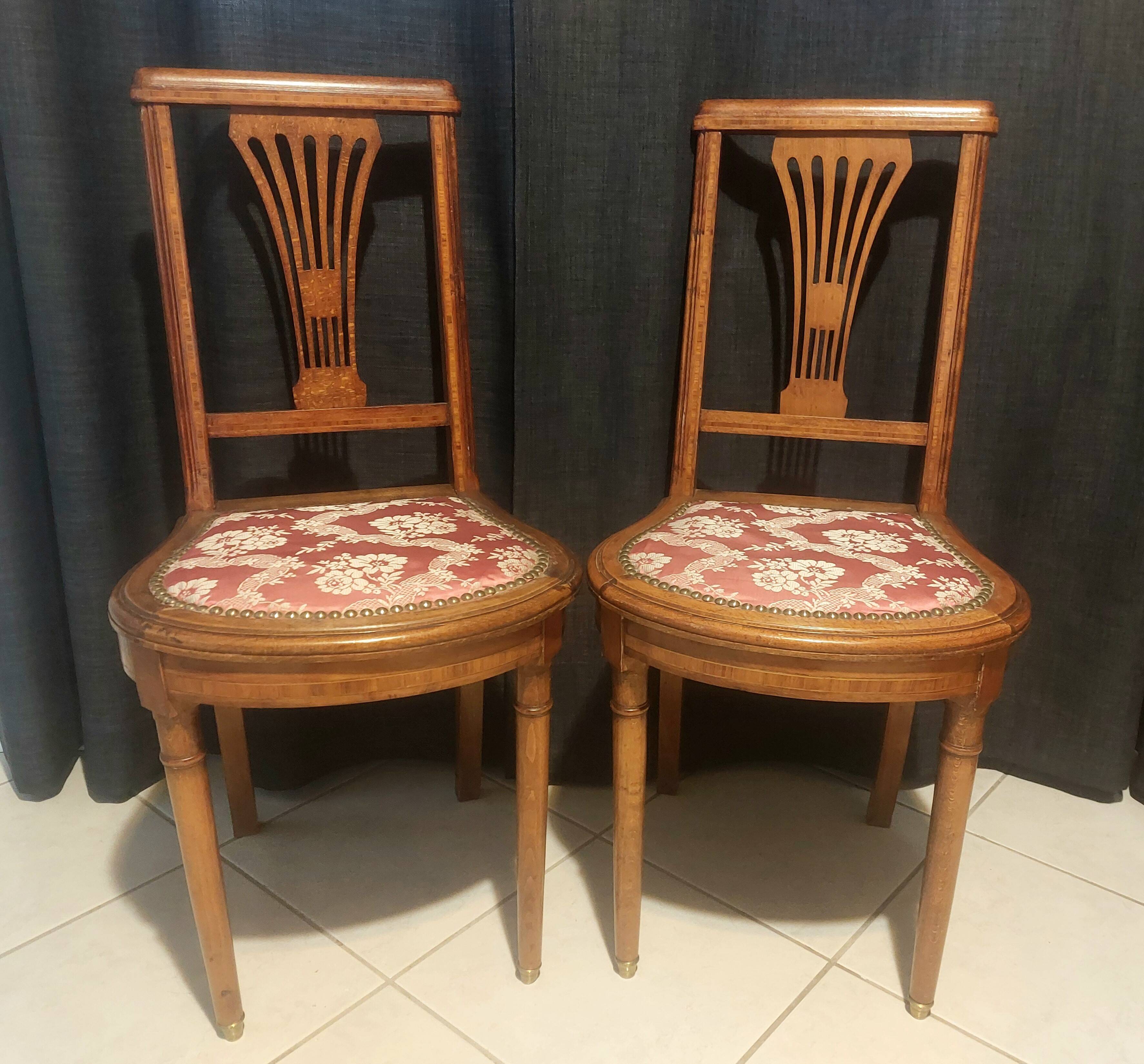 Pair of art deco chairs