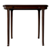 Dark wood console