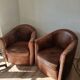 Armchair Club leather Havana Vintage Smoking room