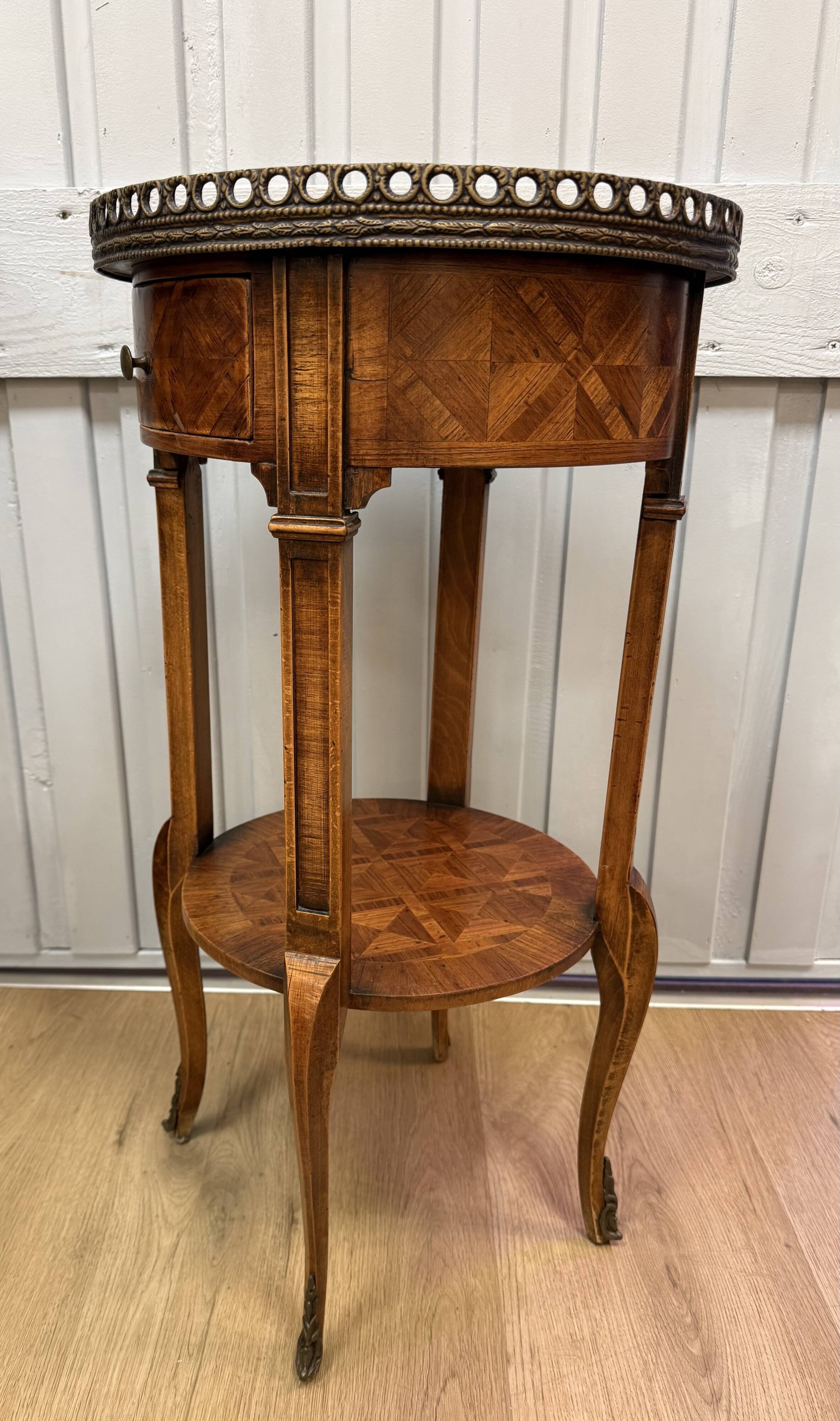 Transitional style side table