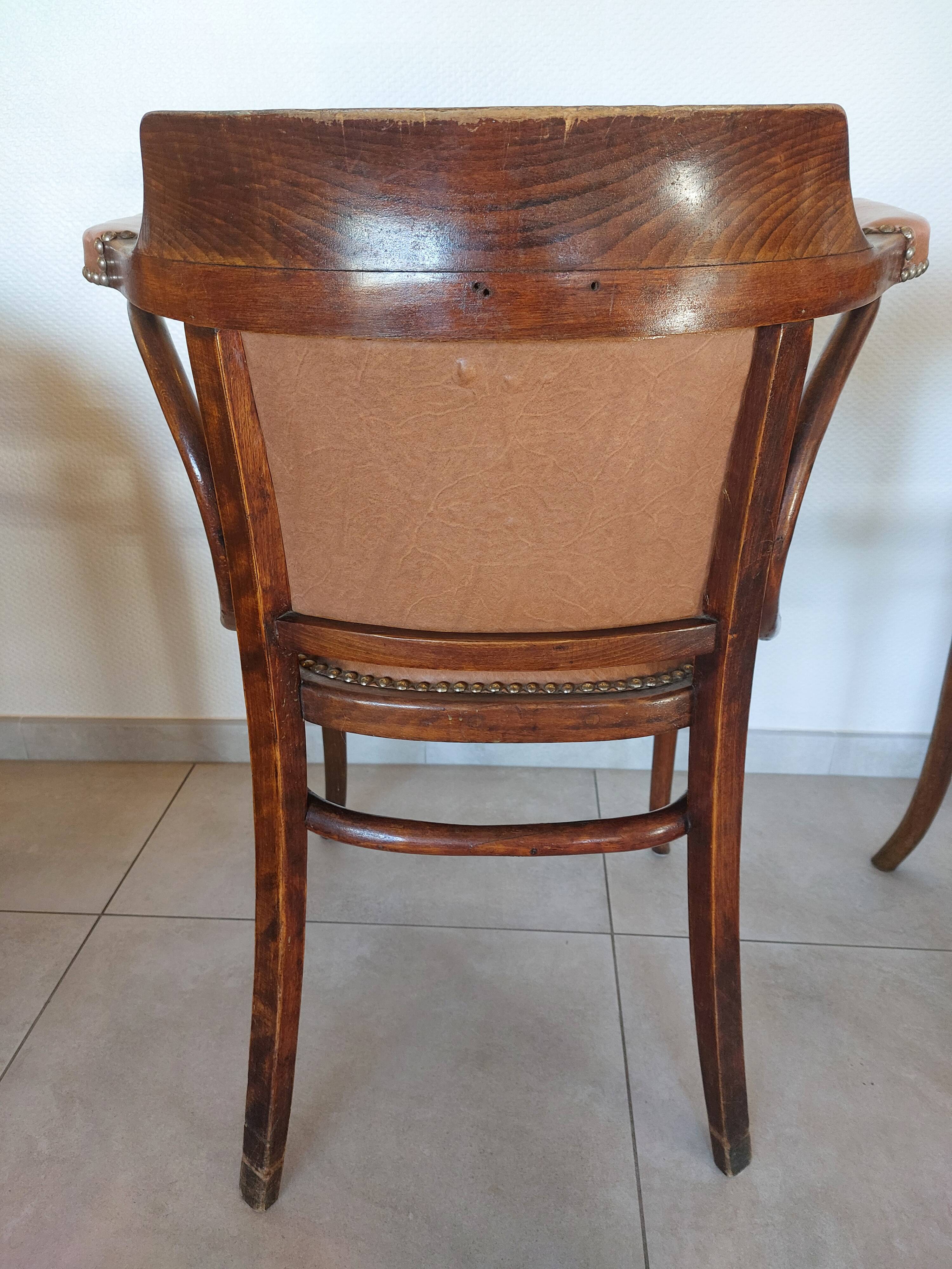 2 vintage Thonet armchairs