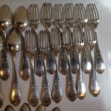 Housewife "Au Bon Marché" in silver metal rocaille model