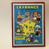 Puzzle map of France