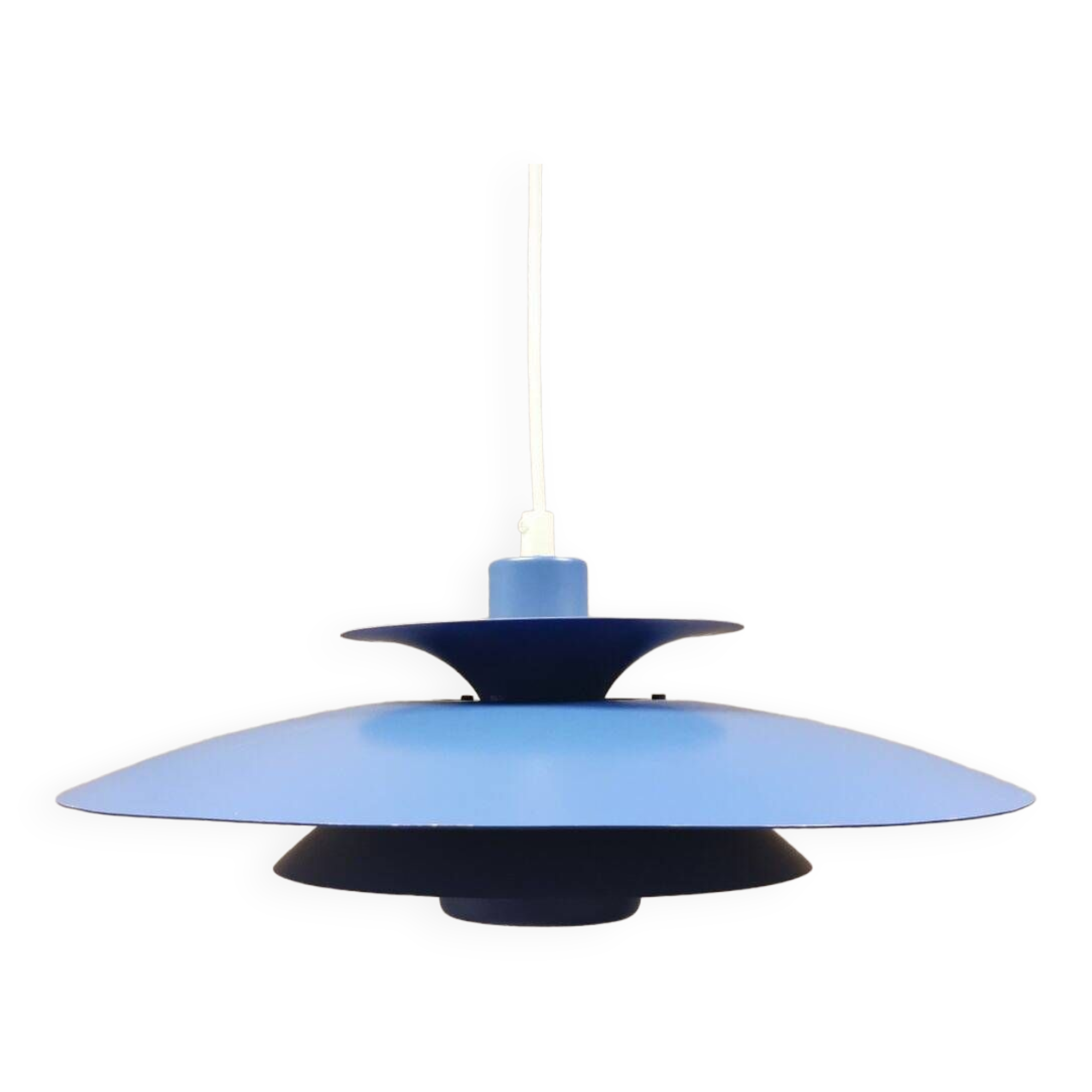 Hanging lamp from danish jeka, produced in the 80s, the model is called donau 3095-p.