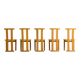 Set of postmodern high-back Italian dining chairs, 1980s