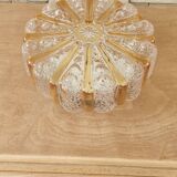 Glass ceiling light, 1970s