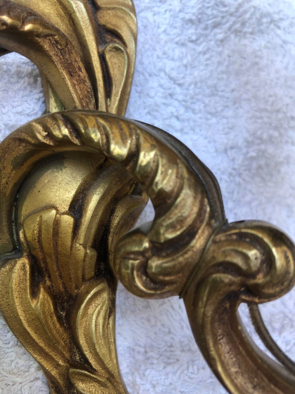 Pair of Louis XV style bronze sconces