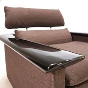 Fauteuil lounge Tecno avec structure en laque piano, 1970