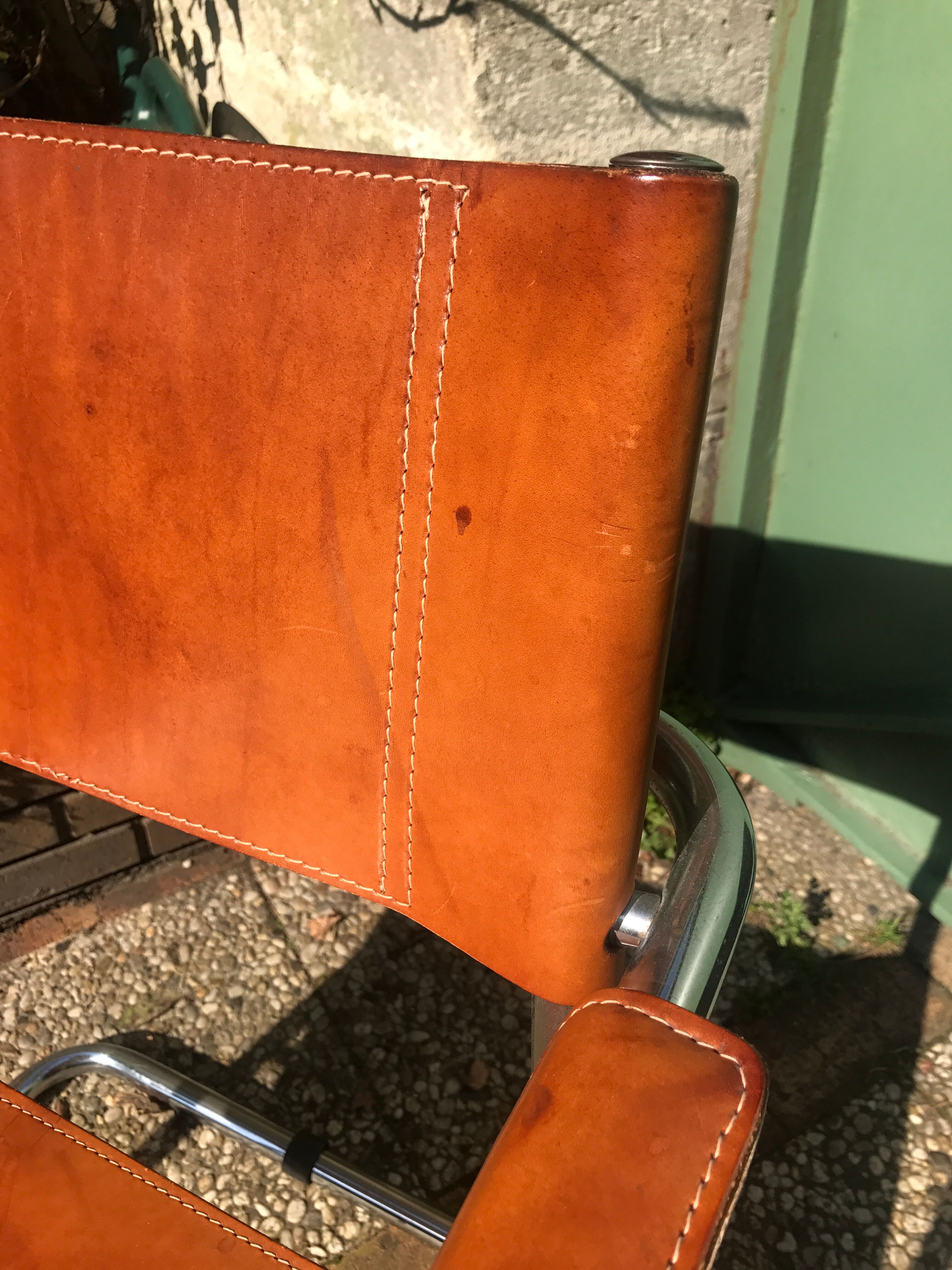 Leather armchair
