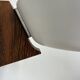 Applique vintage, bois, chrome et métal blanc, Hagoort, Pays-Bas, 1960