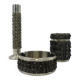 Brutalist metal BMF set – Ashtray, cigarette box and vase