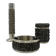Brutalist metal BMF set – Ashtray, cigarette box and vase