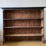 Top of dresser, bookcase, shelves