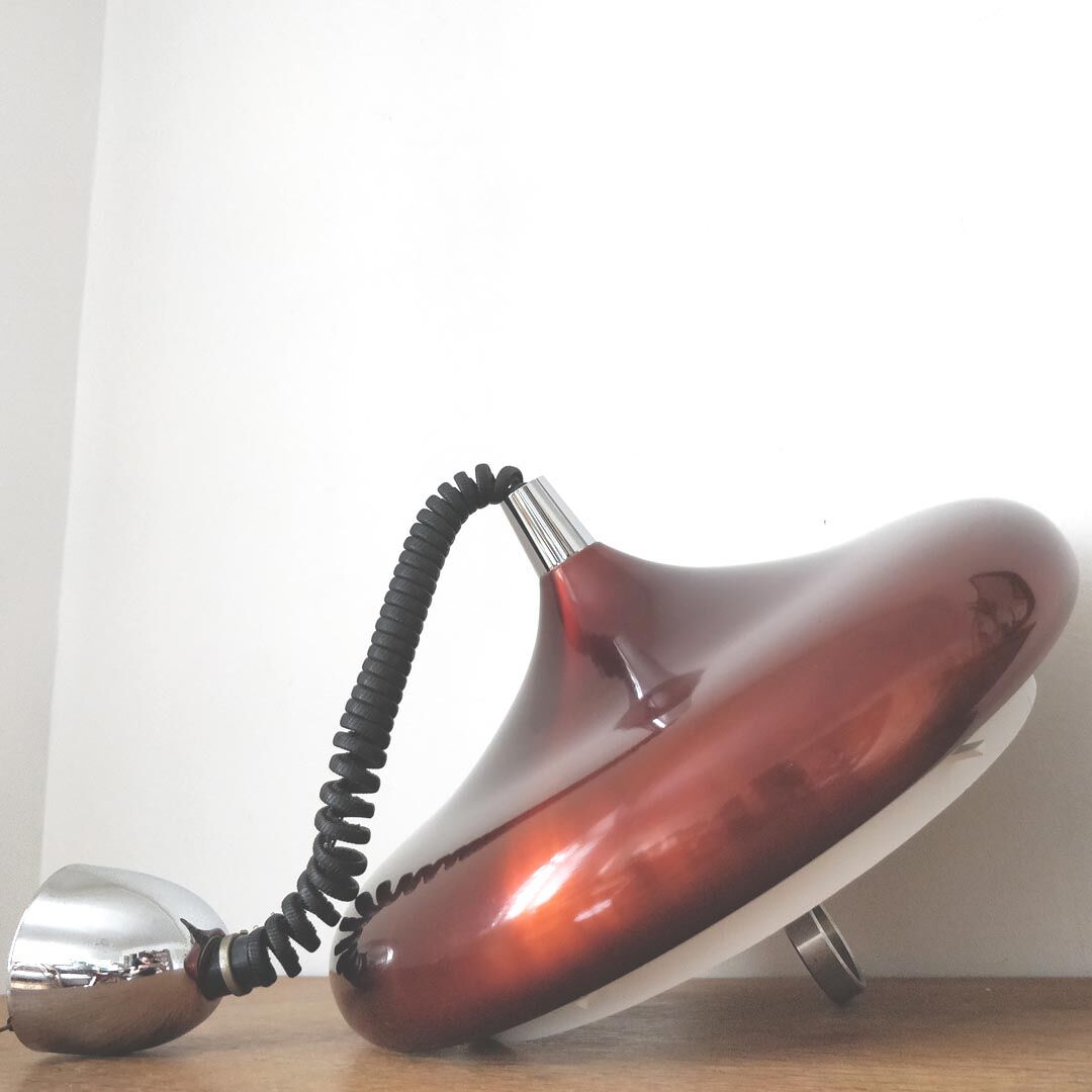 Italian Space Age hanging lamp 1970