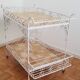 Vintage wrought iron serving trolley from the 1970s