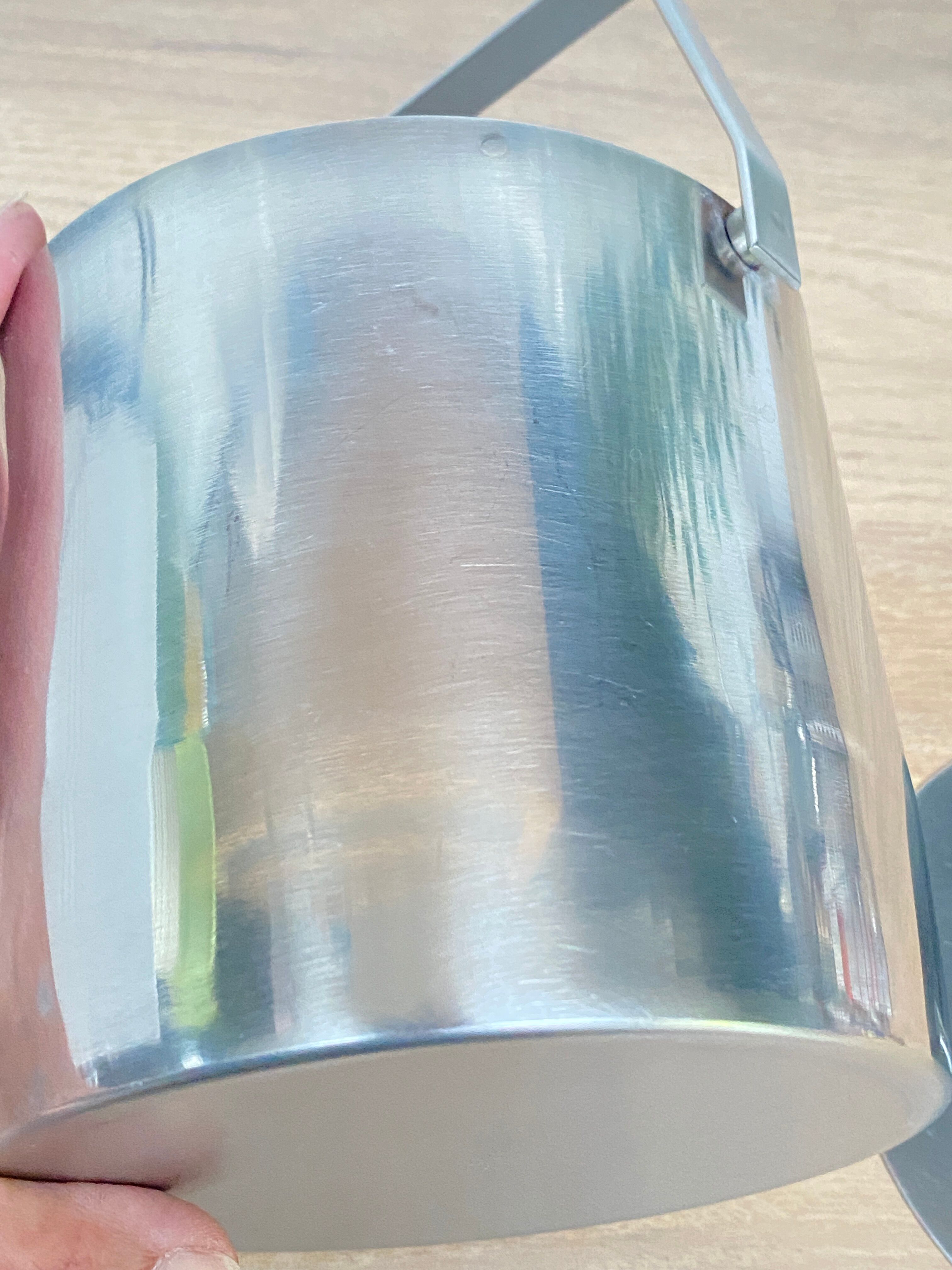 Stainless steel ice bucket