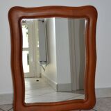 Vintage organic wavy cast resin mirror
