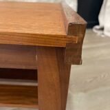 Table basse scandinave en teck années 50