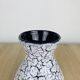Crinkled ceramic vase West Germany, 1960s