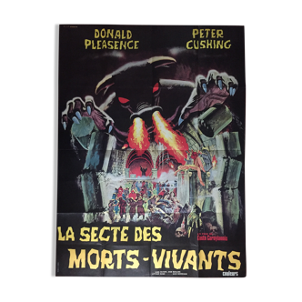 Movie poster "The Sect of the Undead" Peter Cushing, Horror 120x160cm 1976