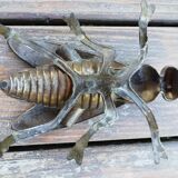 Brass fly ashtray