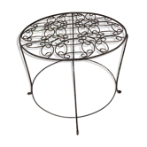 Table fer forgé ronde