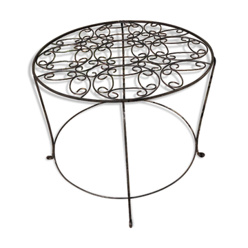 Table fer forgé ronde