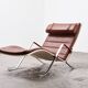 Fauteuil lounge Preben Fabricius & Jorgen Kastholm Grasshopper pour Kill Germany 1967