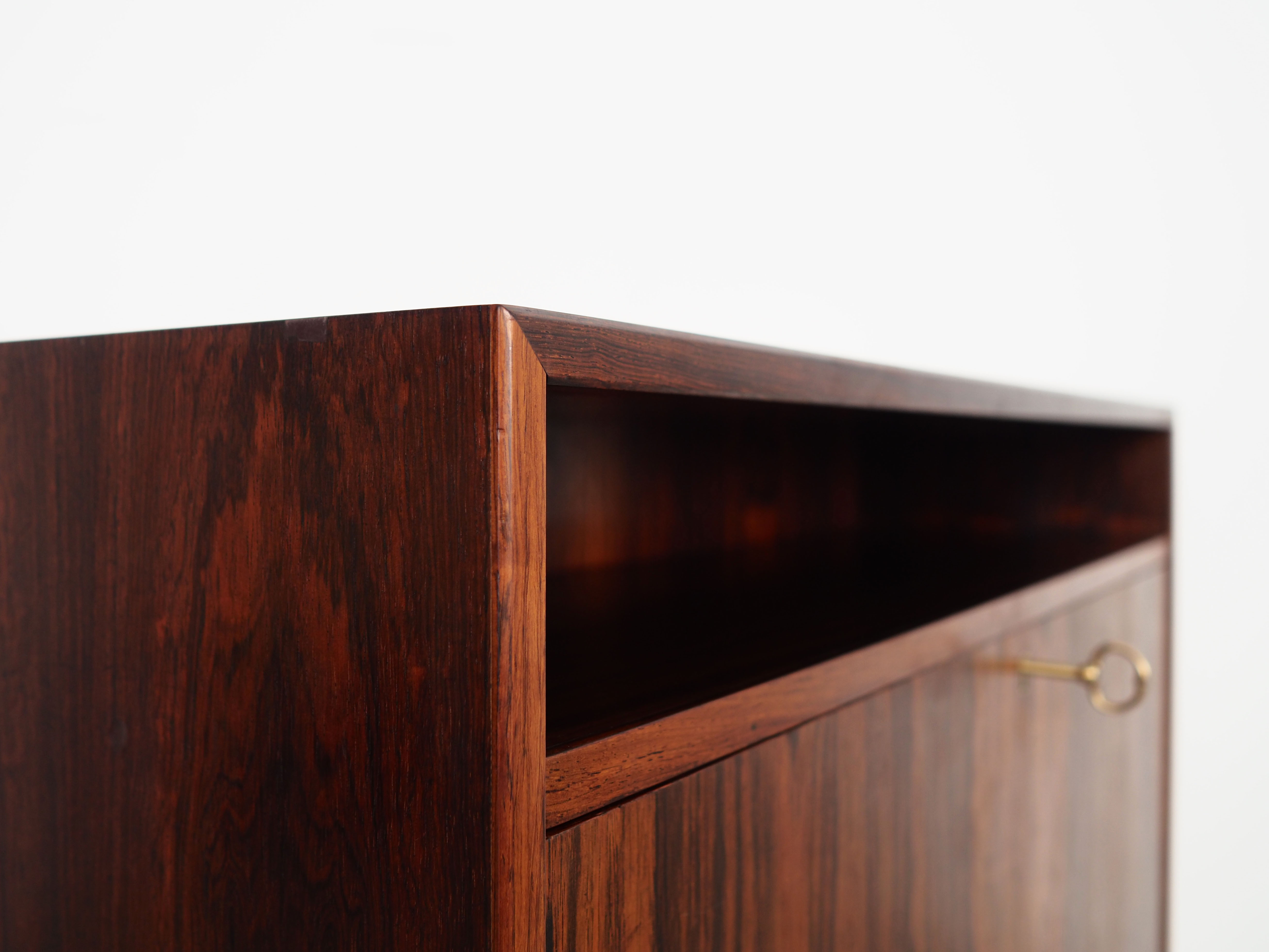 Rosewood cabinet, Danish design, 1970s, production: Horsens Møbelfabrik