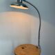 Vintage lamp 1960 industrial desk chrome vice - 60 cm