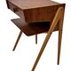 Vintage Scandinavian teak side table/bedside table and 60's Design