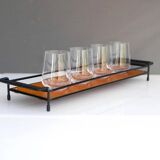 Mid-Century Modern Teak Tray: Scandinavian String Tray by NYBRO, Sweden