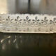 1 Elongated molded glass cup