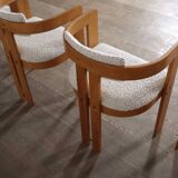 Pigreco Dining Chairs By Afra & Tobia Scarpa With Bentwood Frames, Set Of S