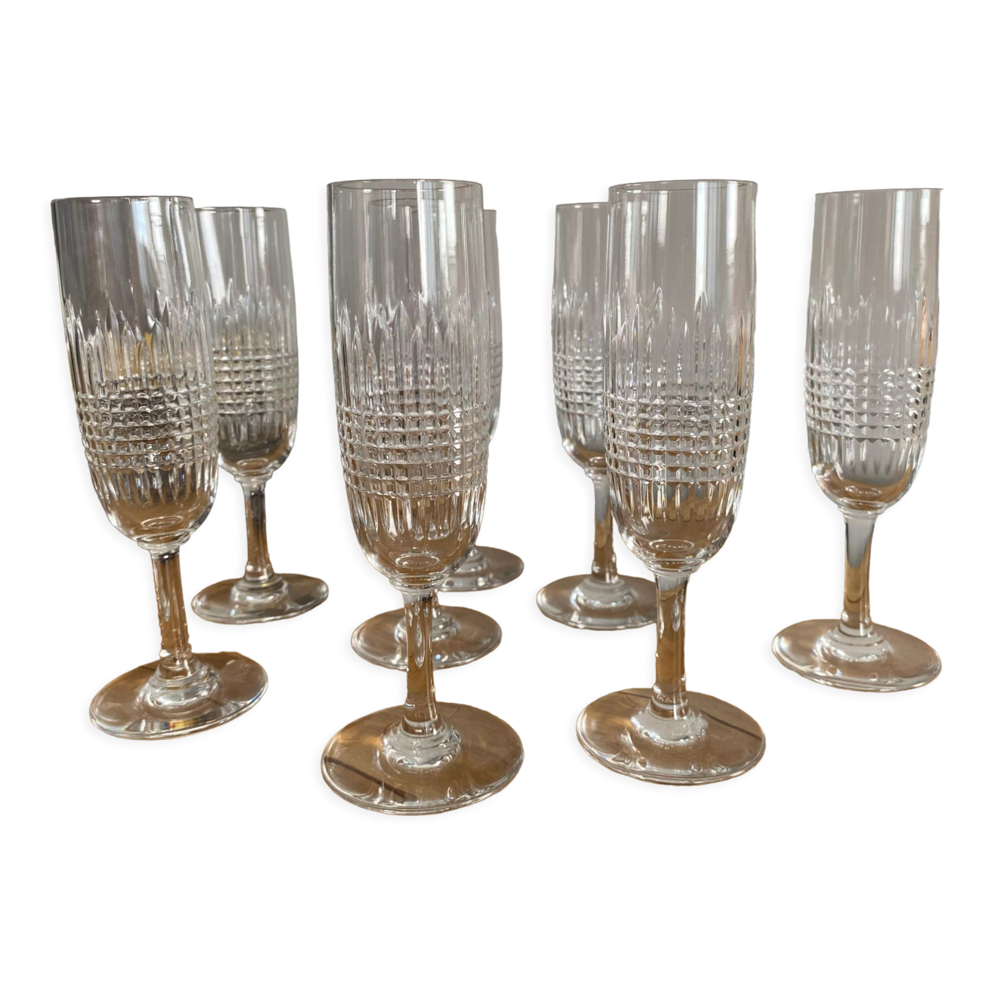 Baccarat champagne flute model Nancy