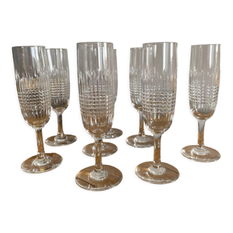 Baccarat champagne flute model Nancy
